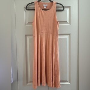 Athleta Santorini Thera Swing Athletic Dress  Women’s Size M Orange Sleeveless